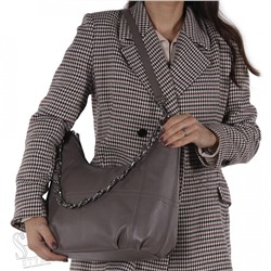 Сумка женская кожаная 8559 gray  Polina&Eiterou в Новосибирске