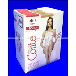 Капроновые колготки женские Conte SOLO 40 Natural