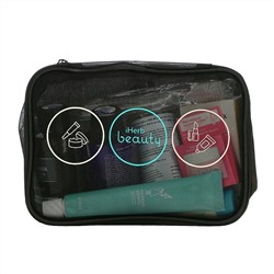 Promotional Products, Bath Essentials Beauty Bag, 8 Piece Kit