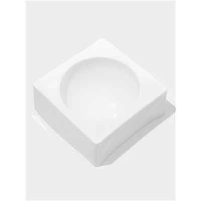 Форма для муссовых десертов и выпечки KONFINETTA «Полусфера», силикон, 19.4×8 см, d=16 см белая