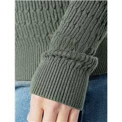 Кардиган тонкой ажурной вязки из хлопка и вискозы