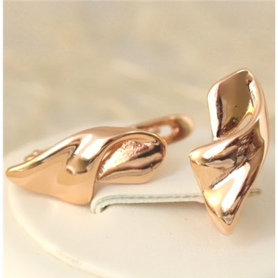 Серьги позолота  H01-12453
