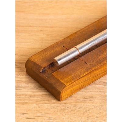 Сувенирный музыкальный инструмент «Ксилофон», 19×6.5×3 см, махагон, алюминий