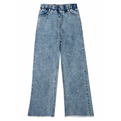 Брюки текстильные джинсовые для девочек