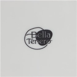 Блюдо 3-х ярусное BellaTenero, d=18/22/26 см, фарфор, белое