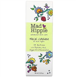 Mad Hippie Skin Care Products, крем для лица, 15 активных веществ, 30 мл (1 жидк. унция)