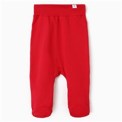 Ползунки детские MINAKU Winter, рост 74-80 см, красные