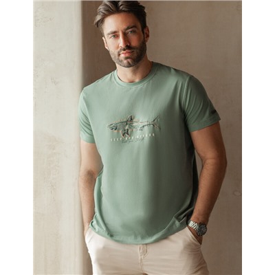 Футболка из премиального хлопка с авторским принтом