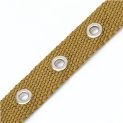 Ошейник брезентовый однослойный, 52×2 см, песочный