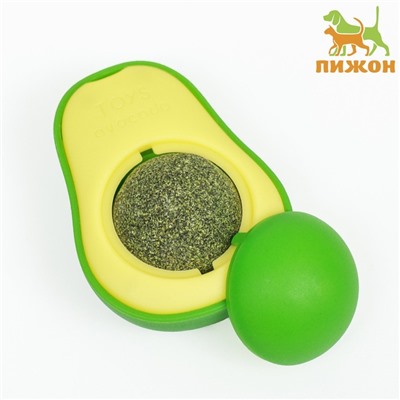 Игрушка для кошек с кошачьей мятой «Авокадо», 6 см