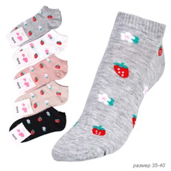 Носки женские р. 35-40 Ягодка / L704 /уп 10/120/ ОДНА ПАРА