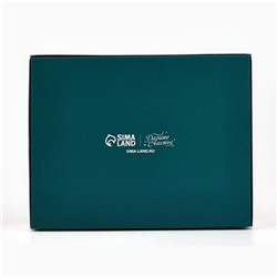 Коробка складная под 12 конфет новогодняя «Ёлочные игрушки», 14×18×3.5 см