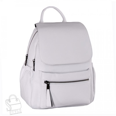 Рюкзак женский кожаный 6-716NN white  Natalle Navetta
