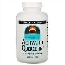 Source Naturals, активированный кверцетин, 200 капсул