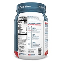 Dymatize Nutrition, ISO100, гидролизованный 100% изолят сывороточного протеина, клубника, 725 г (1,6 фунта)