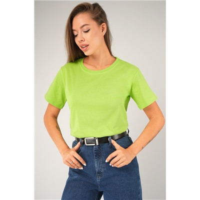 Женская базовая хлопковая футболка Happyfox