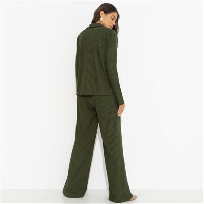 Брючный костюм из трикотажа-лапша, Зайти красиво