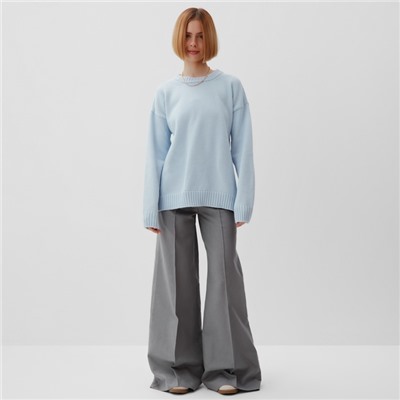 Джемпер женский MINAKU: Knitwear collection, светло-голубой, размер 46-48