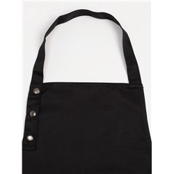 Фартук «Этель. Стиль», чёрный, 70×80 см, 80% п/э, 20% хлопок