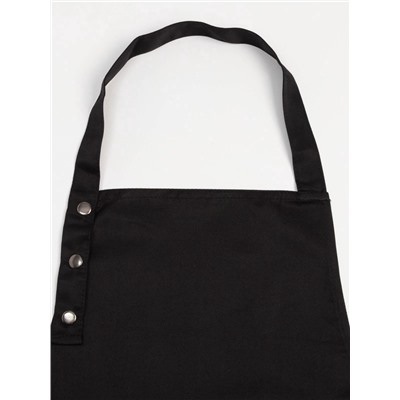 Фартук «Этель. Стиль», чёрный, 70×80 см, 80% п/э, 20% хлопок