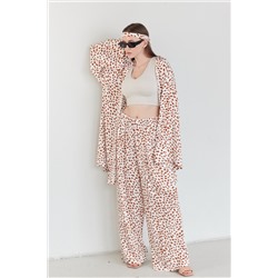 Костюм  SET056/03/Молочный, коричневый