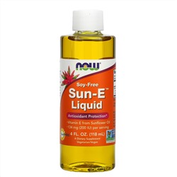 Now Foods, Жидкость Sun-E, 118 мл (4 жидк. унции)