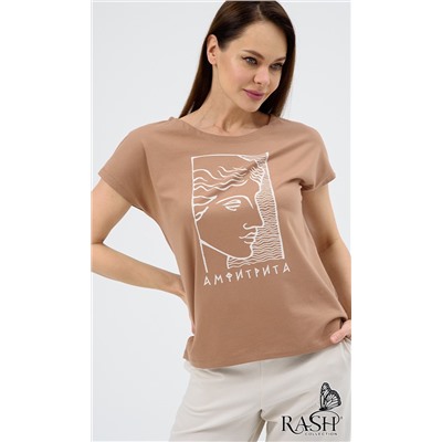 Футболка "Амфитрита" бежевая