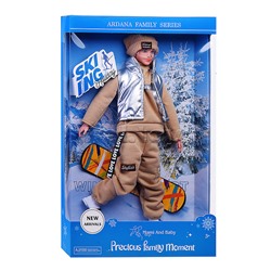 Кукла "Зимнии каникулы" с аксессуарами, в коробке