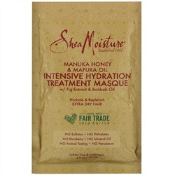 SheaMoisture, маска для интенсивного увлажнения волос с медом манука и маслом мафуры, 59 мл (2 жидк. унции)