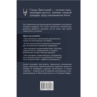 АСТ Сигурд Змееглавый "8 навыков мастера Рун: пошаговая инструкция от А до Я"
