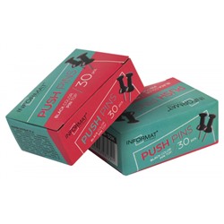 Кнопки силовые  30шт черные KGB-30K inФОРМАТ