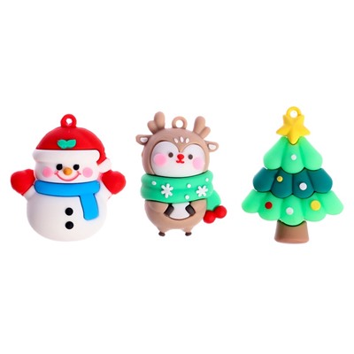 УЦЕНКА Набор для опытов «Новогодняя гирлянда», 3 фигурки