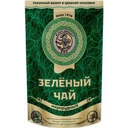 Черный дракон. Зеленый чай Изумрудный 100 гр. мягкая упаковка