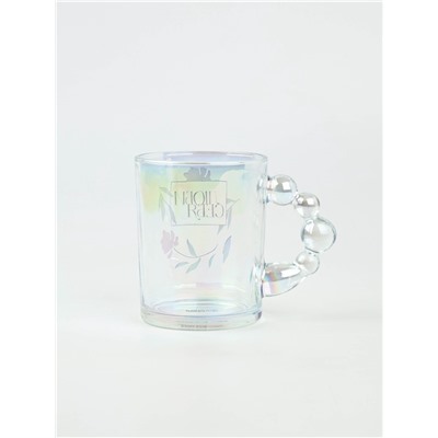 Кружка стеклянная «Люби себя», 350 мл