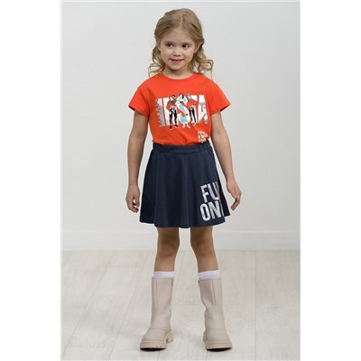 Костюм (футболка+юбка) PELICAN, 750036