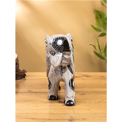 Сувенир «Слон», 26×10×24 см, дерево албезия