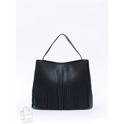 Сумка женская кожаная 2385-1Y black Polina&Eiterou