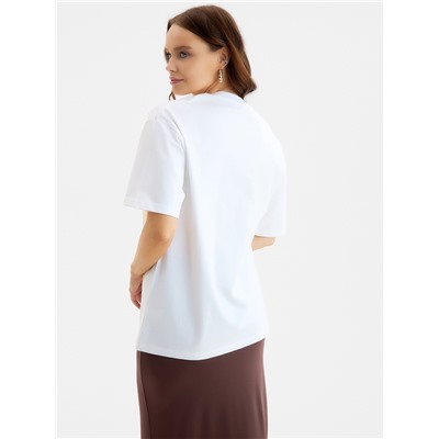 Футболка женская MIST Gold, размер 42, белая