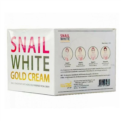 Royal Thai Herb Крем для лица с муцином улитки с антивозрастным и лифтинг-эффектом / Snail White Gold Cream, 50 мл 24164