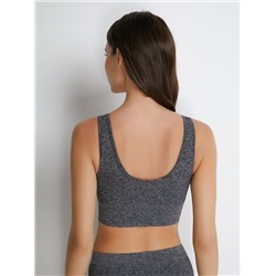 Omsa Топ БOmD_S Melange Wafle 1142-02SS Майка "Toп" женская (кроп-топ на широких бретелях), PA