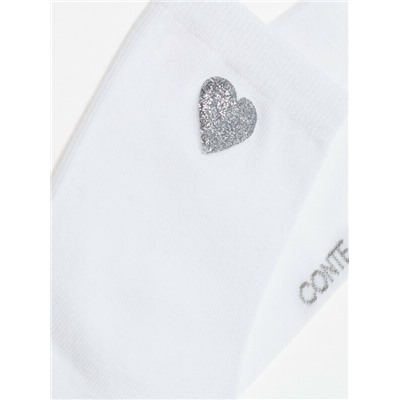 Носки женские CONTE Носки из хлопка с сияющим рисунком &quot;Heart&quot;
