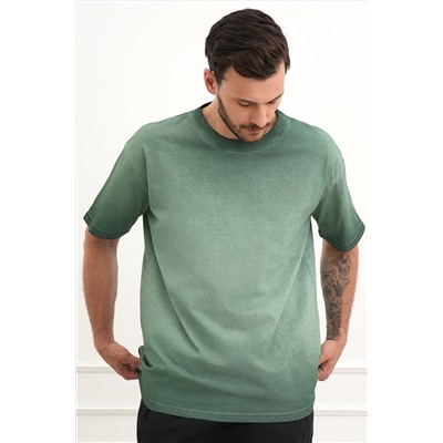 Мужская футболка оверсайз с эффектом градиент Happyfox