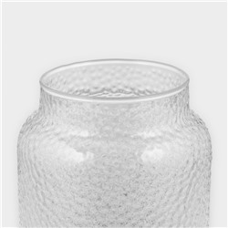 Банка для хранения сыпучих продуктов «Винни», 600 мл, 9×12 см, с деревянной крышкой, стекло