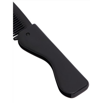 Rama Rose Расческа-гребень складной для волос, усов и бороды, пластик, 17,8 см 24504