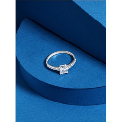 Кольцо из серебра с фианитами родированное 925 пробы S1180891010р