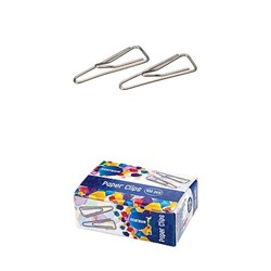 Скрепки канцелярские 25мм/100шт никелированные треугольные 80074 Centrum