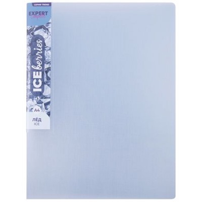 Папка пластиковая 4 кольца "Trend ICEberries" 700мкм 25 мм лед EC211420074 Expert Complete