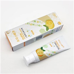 Зубная паста детская со вкусом лимона Olafur, 60г