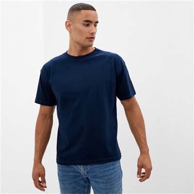 Футболка мужская Collorista, размер 54-56, тёмно-синяя