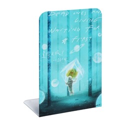 Держатель ограничитель подставка для книг, 2 штуки «Планеты. Лес»